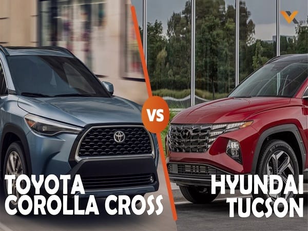 So sánh Toyota Corolla Cross và Tucson